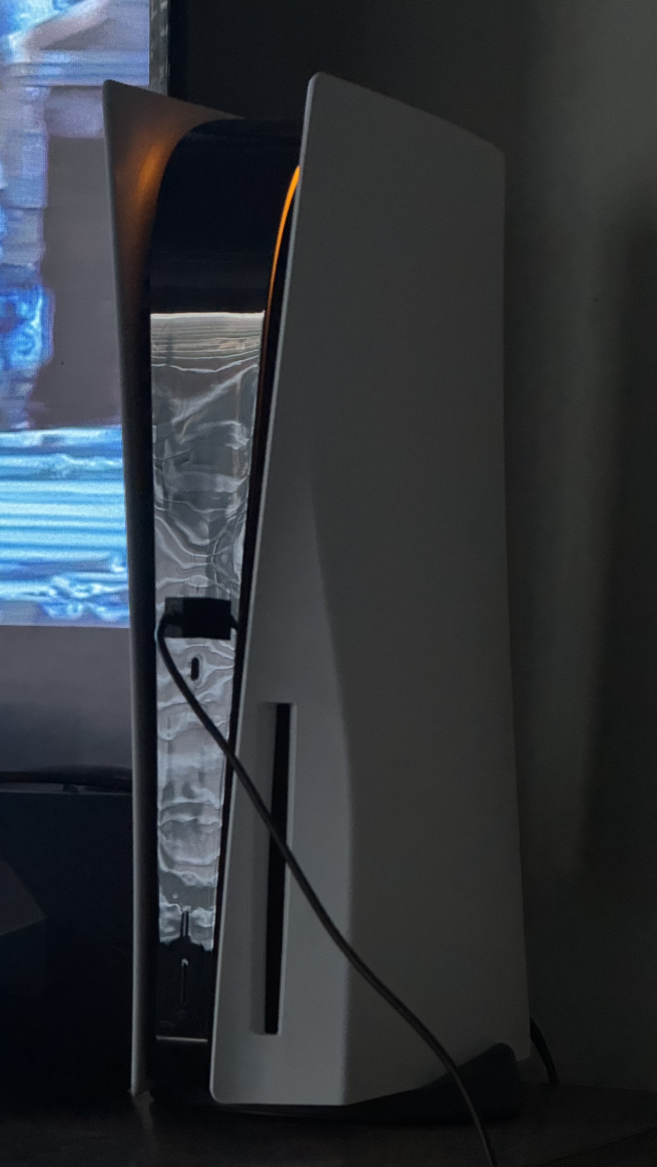 Play station 5 with controller.