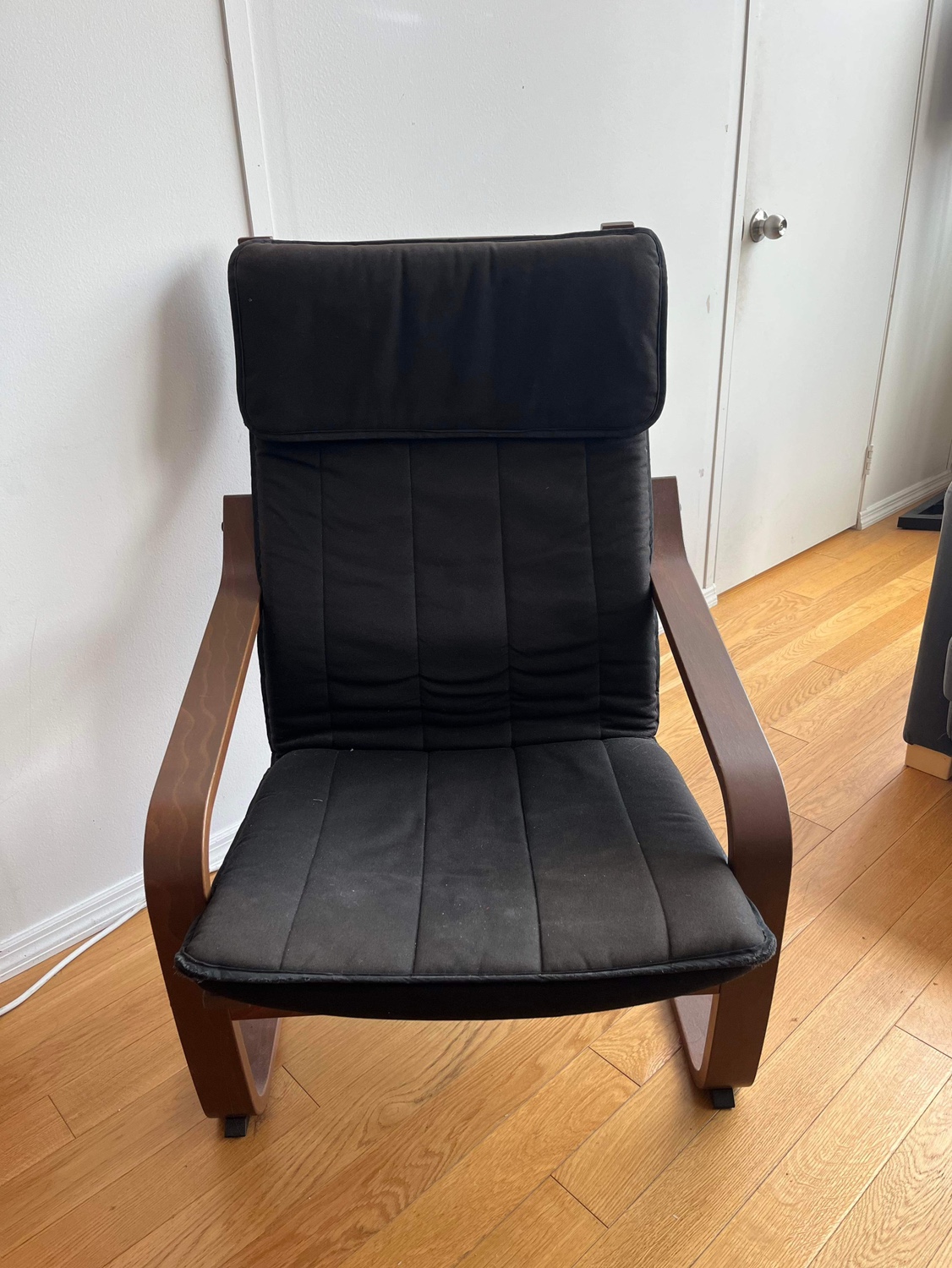 Black/Brown IKEA Armchair - photo 2