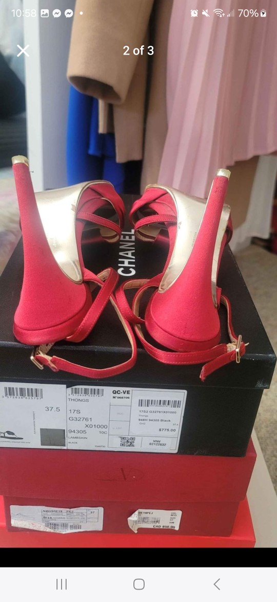 ferragamo  satin  heels - photo 2
