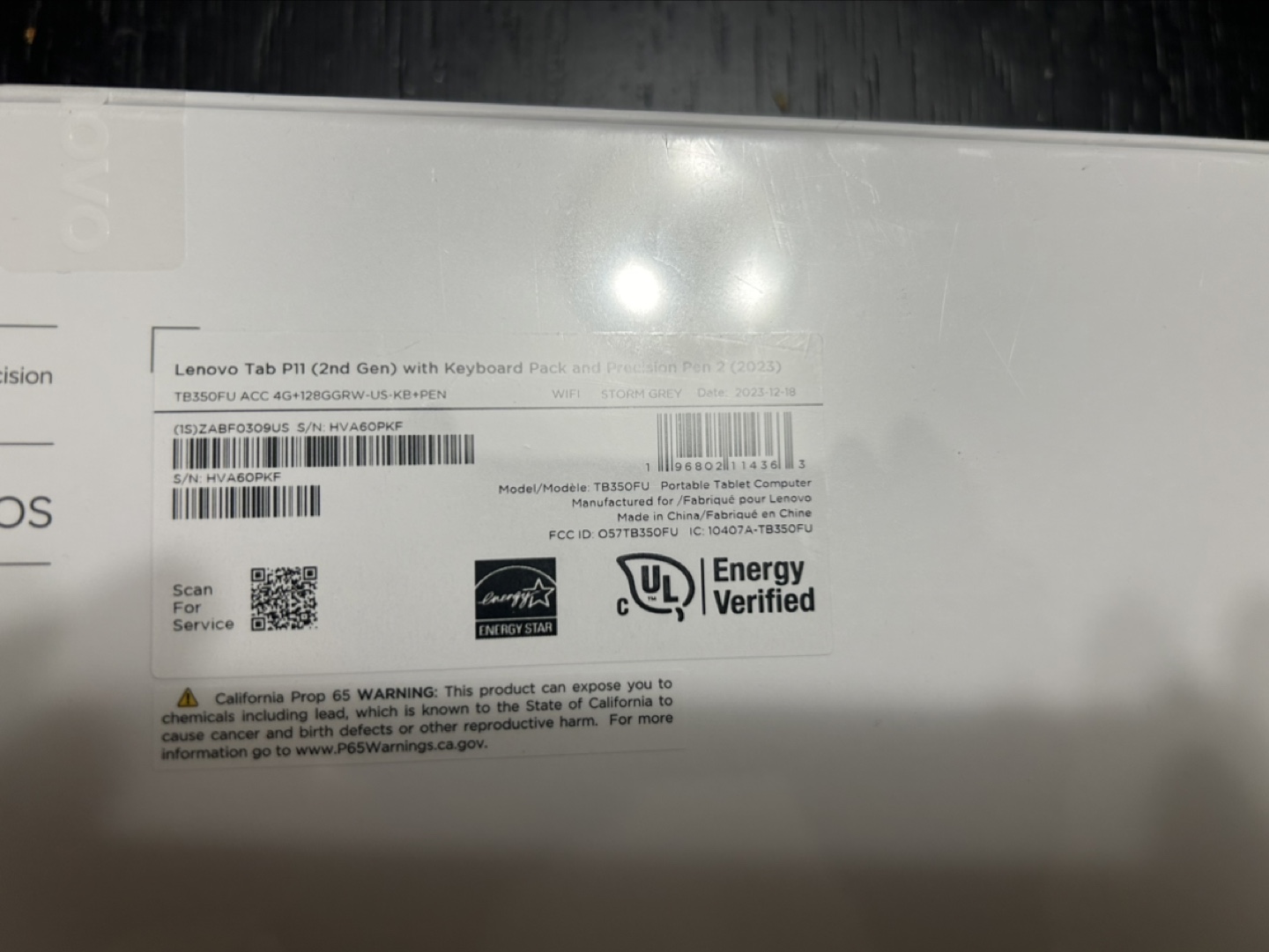 Lenovo Tab P11 (2nd Gen) with keyboard and pen - photo 3