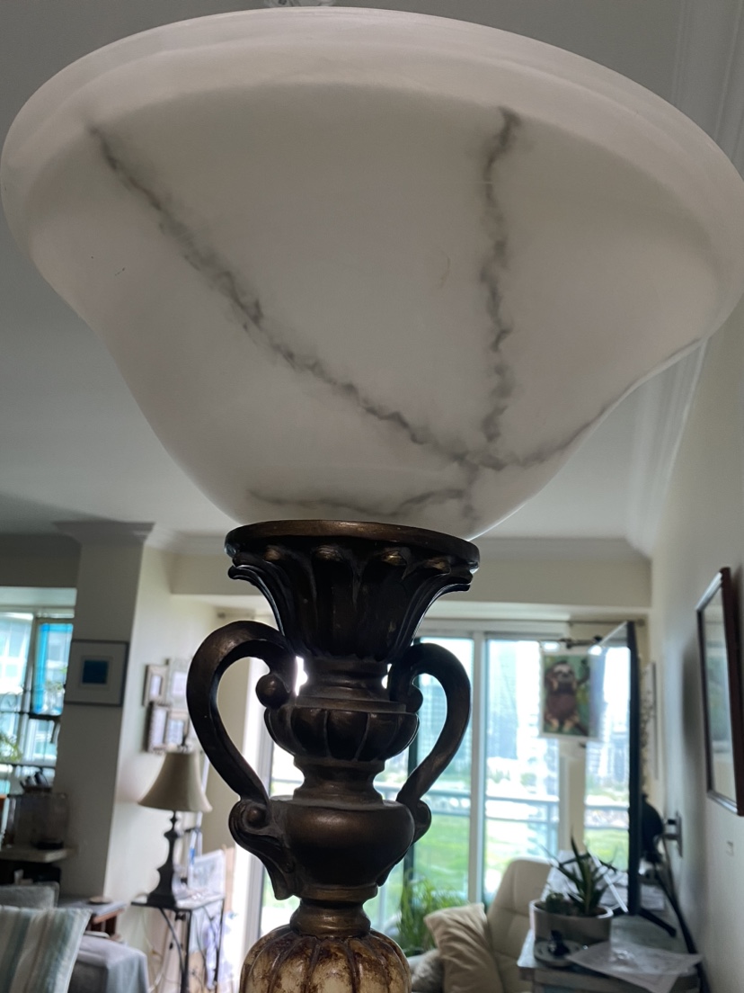 Floor Lamp with Glass Shade image indicator(2)