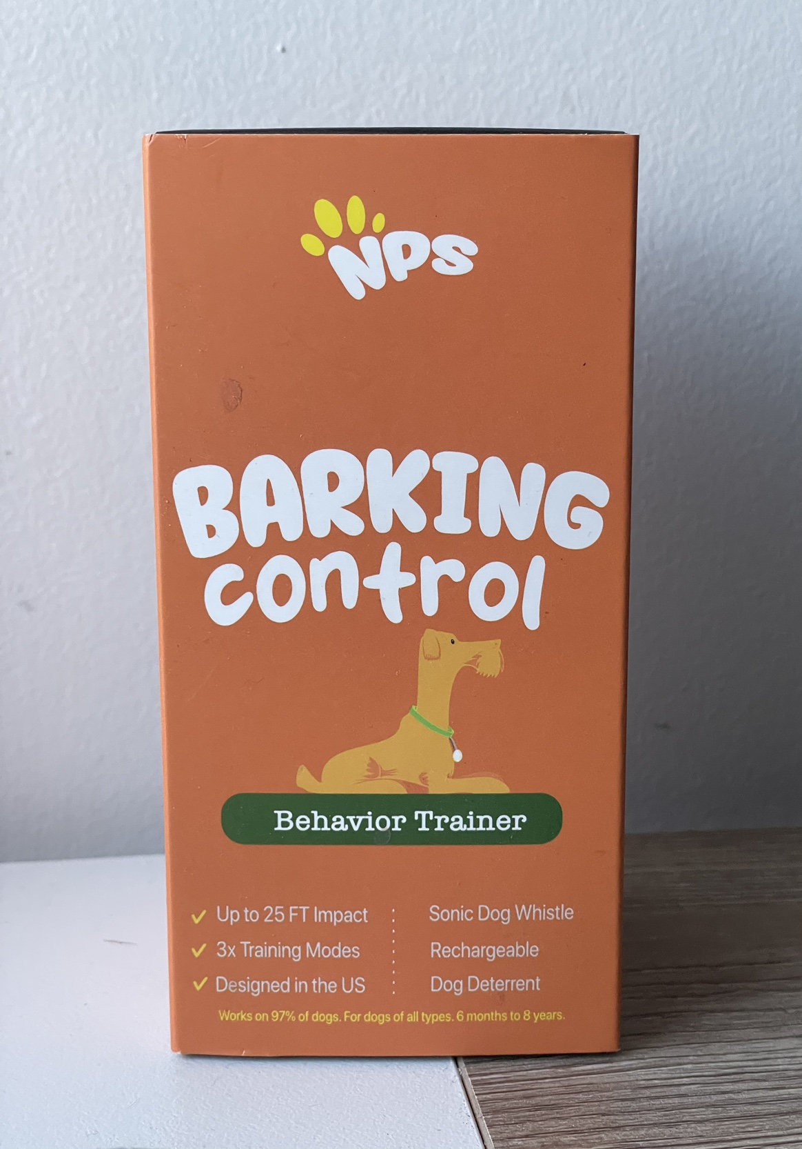 Barking control dog training device thumbnail