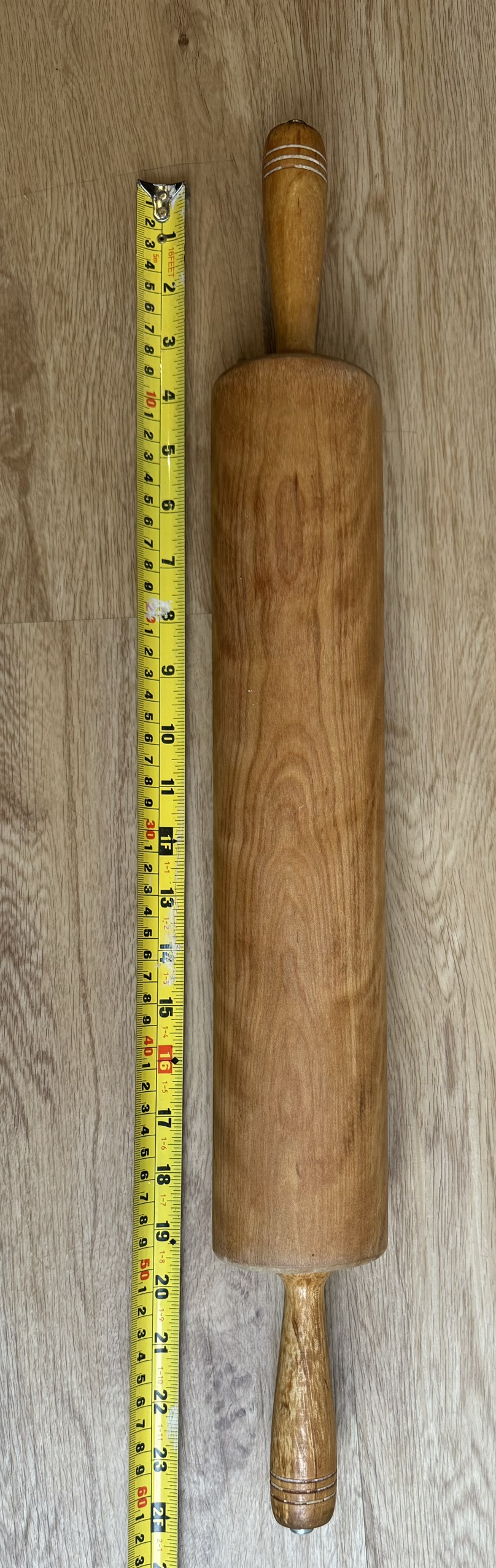 Extra large rolling pin