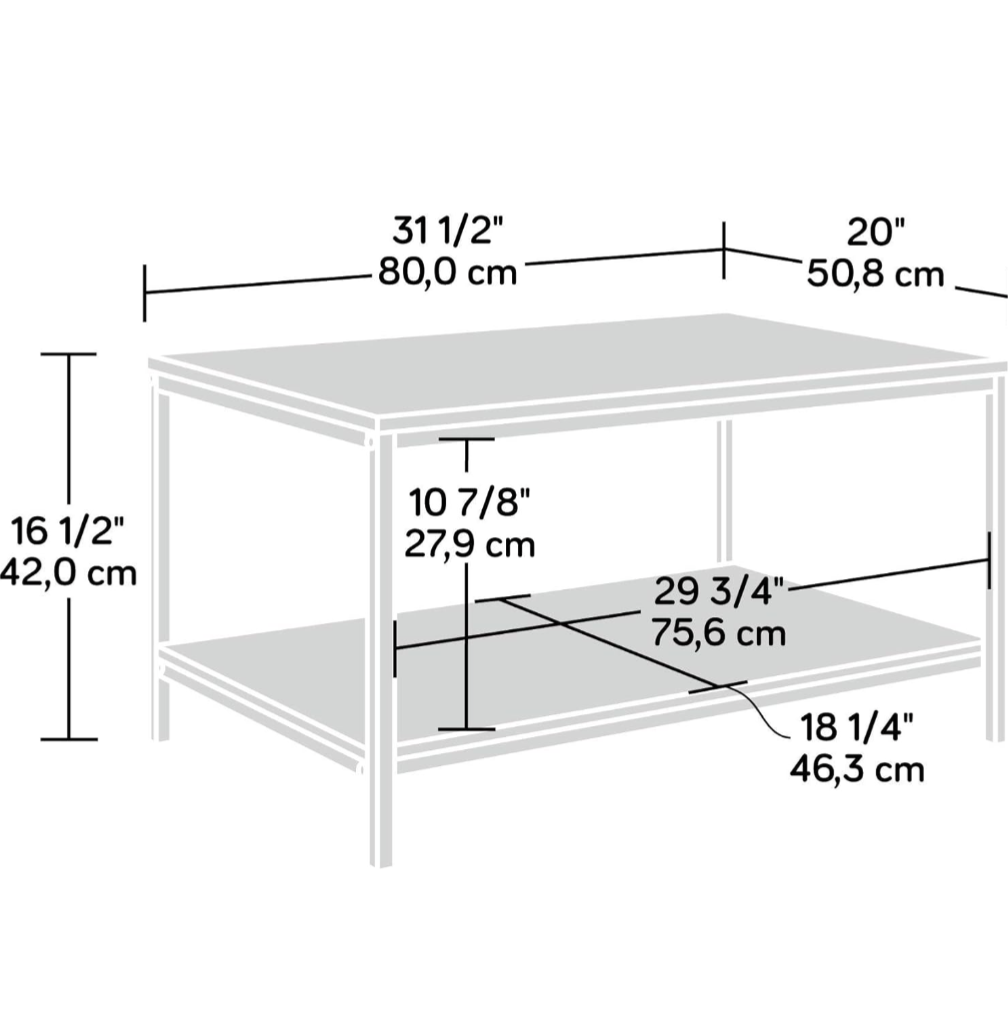 MOVE OUT SALE!!!! Coffee Table with Shelf needs to go by 08/19 - photo 3