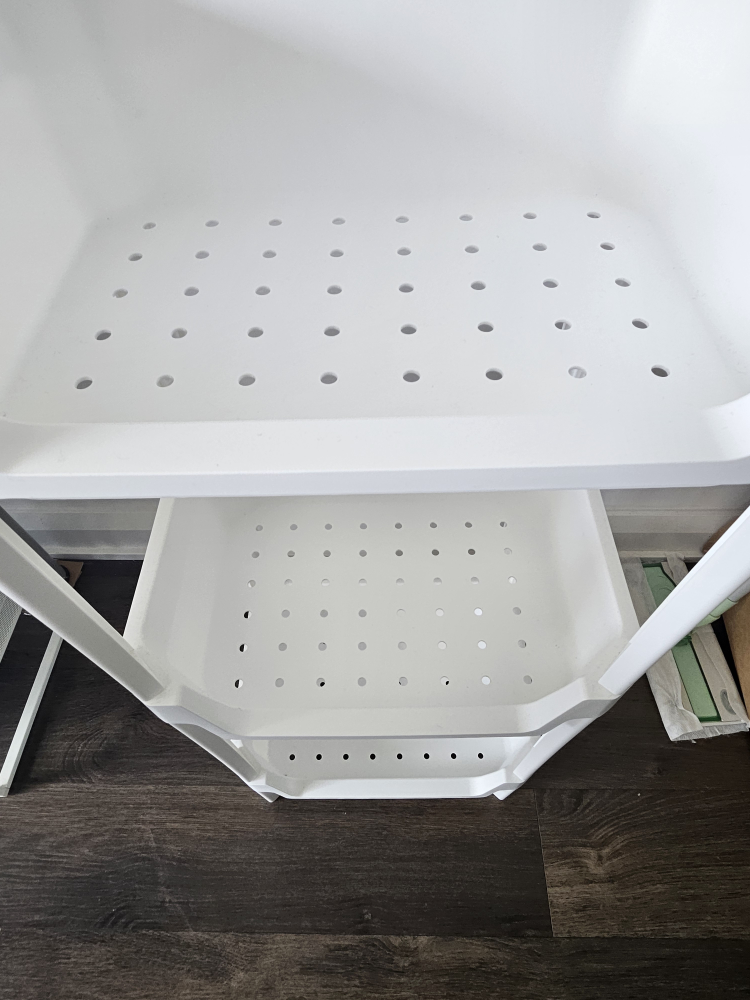 Three-Tiered Plastic Shelf Unit - photo 2