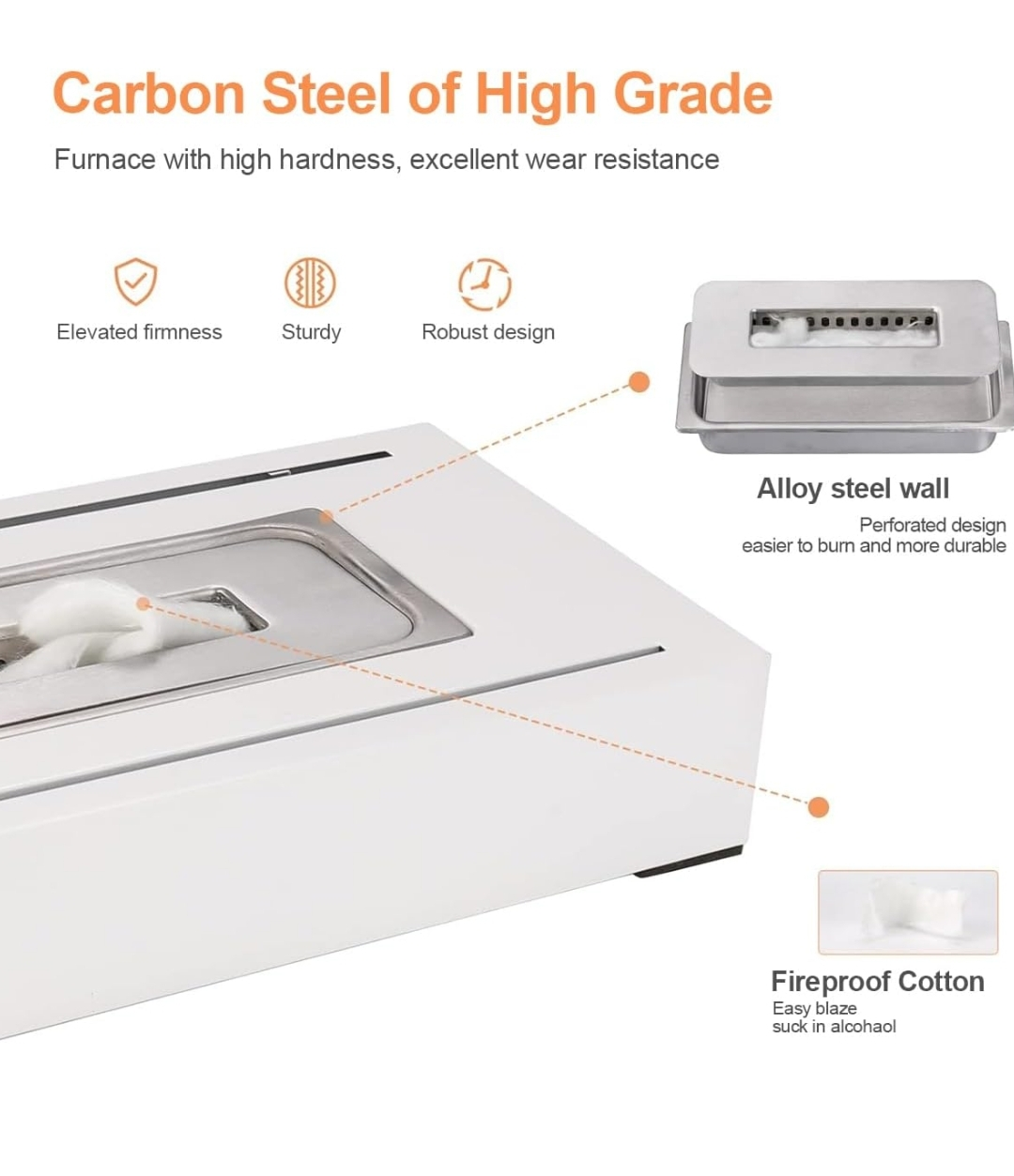 Fancy Shop Tabletop Fire Pit, Table Top Fireplace image indicator(3)