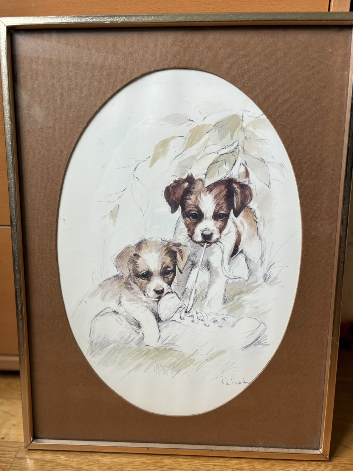 #freecycle Framed Puppy Print thumbnail