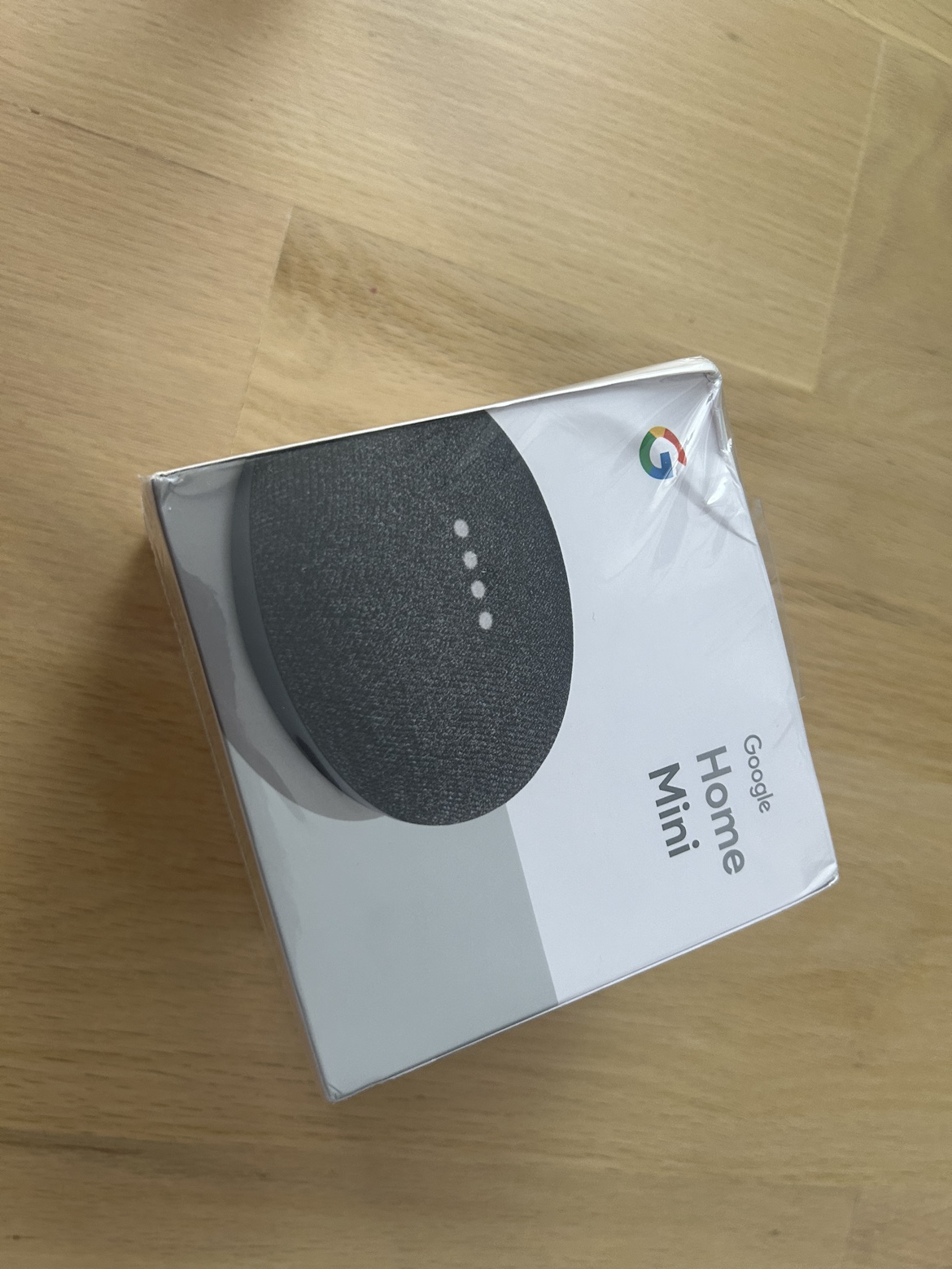 New unopen box google home mini charcoal