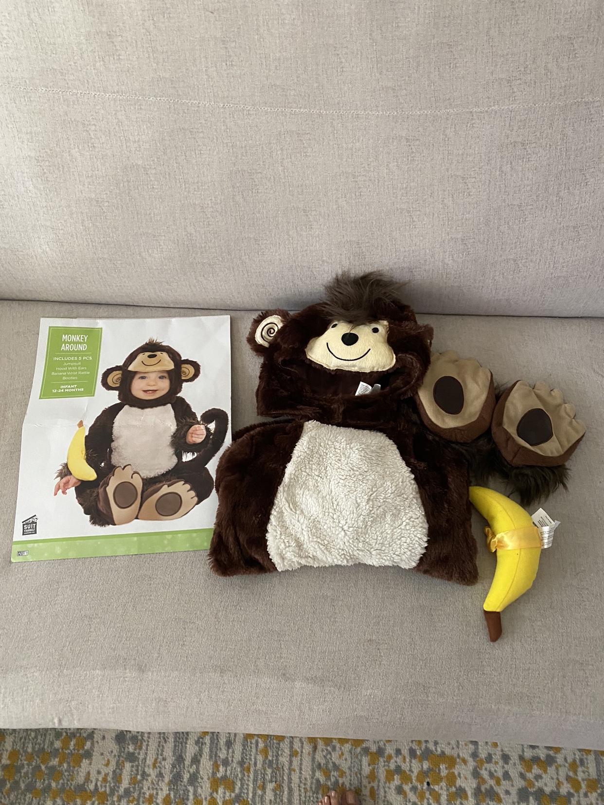 Monkey Around Costume 12-24 months thumbnail