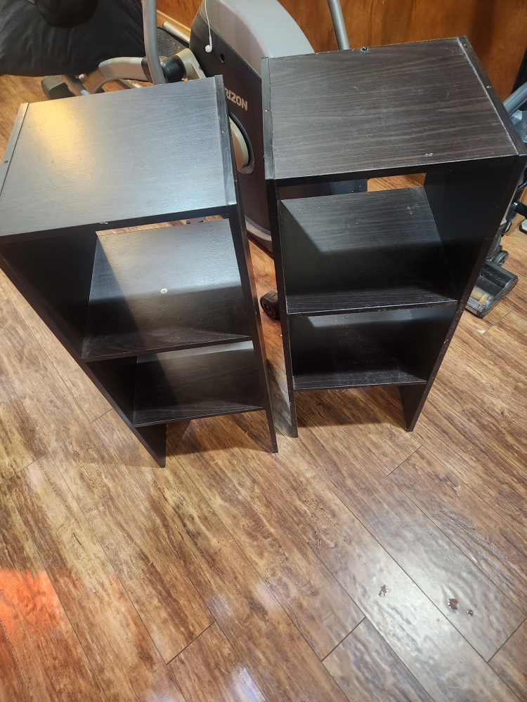 two shelves