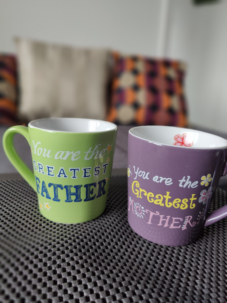 Mom Dad "You Are the Greatest" Mugs thumbnail