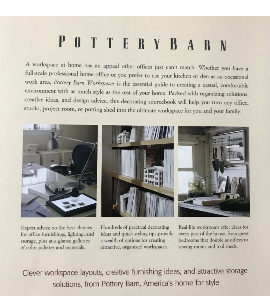 NEW - Pottery Barn Workspaces Book image indicator(2)