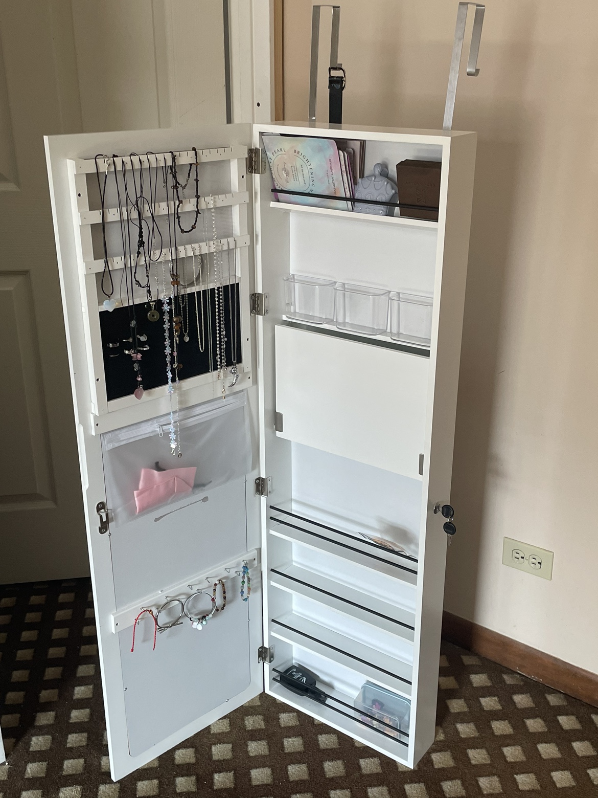 Whole body mirror with organizing storage - photo 3