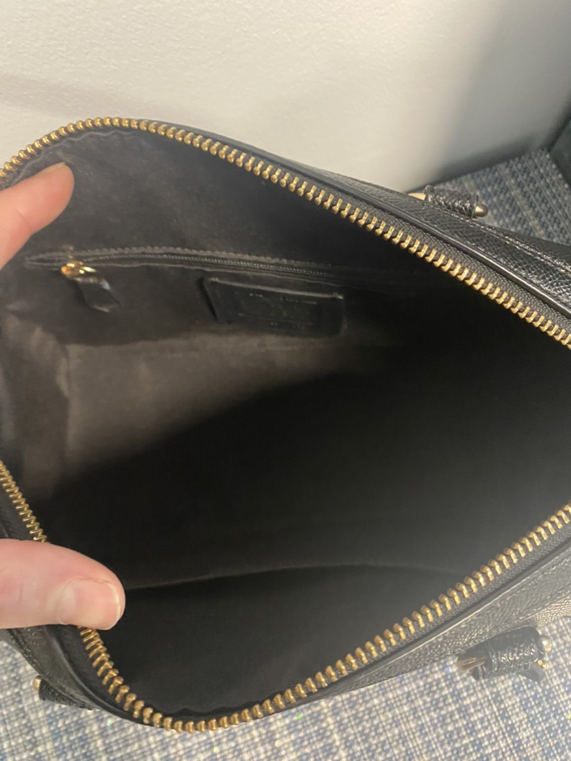 Black coach bag like new condition - photo 3