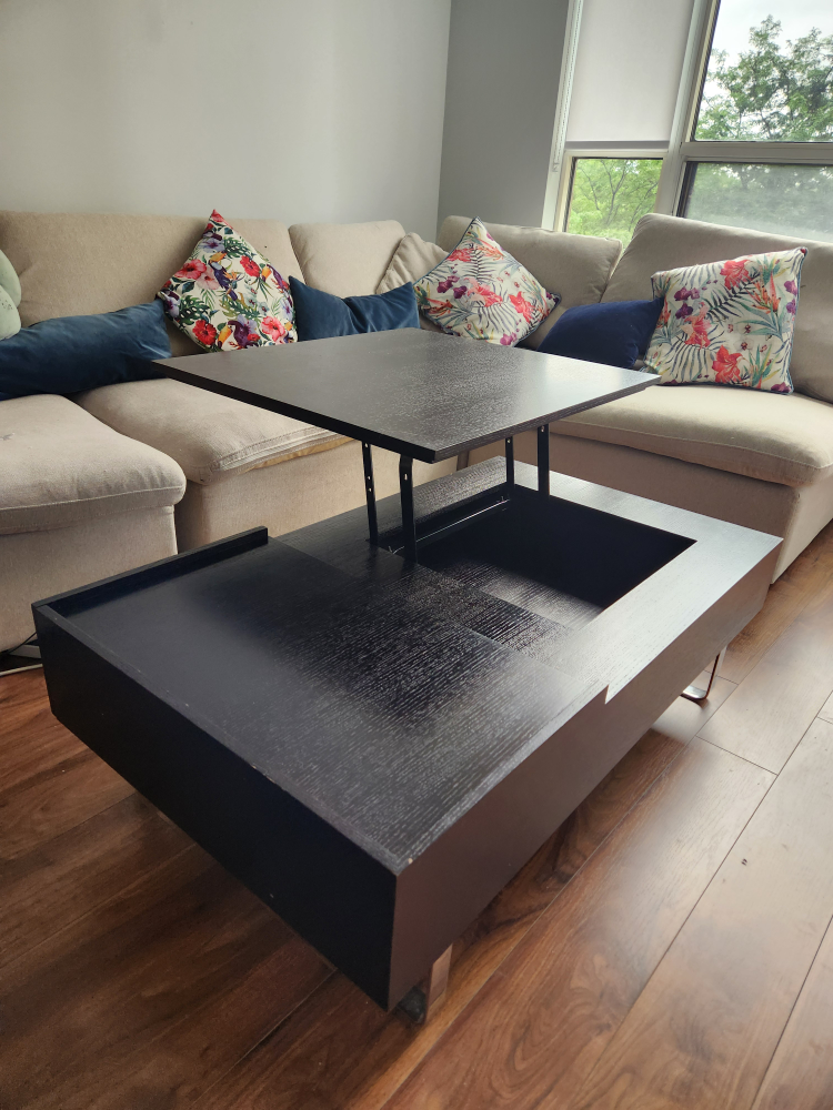 Structube lift-top storage coffee table