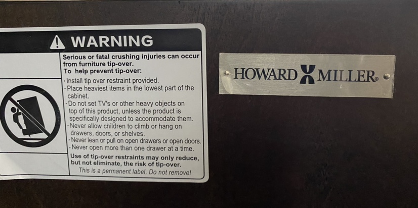 Howard Miller Solid Wood Wine Cabinet - photo 5