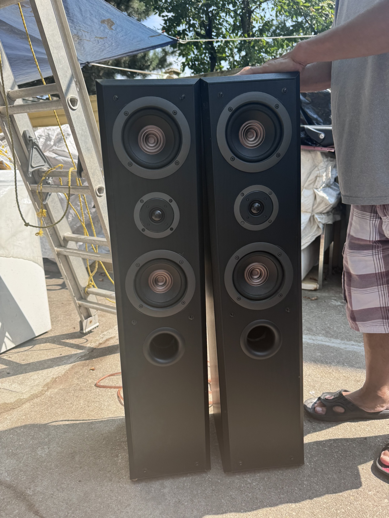 $70.00.   Technics Towers Stereo Speakers thumbnail