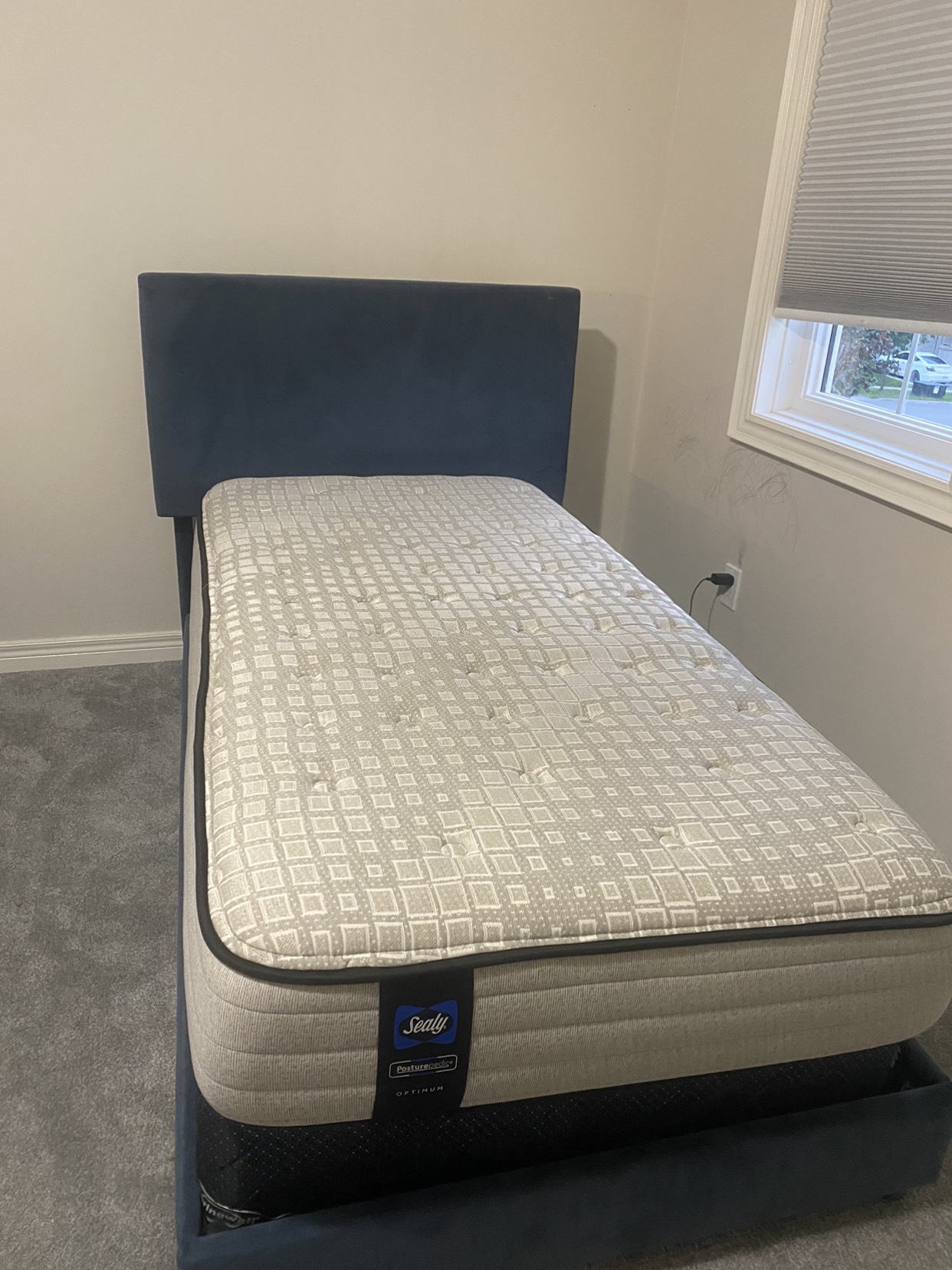 2 Twin Bed Frame with Mattress and box - photo 3