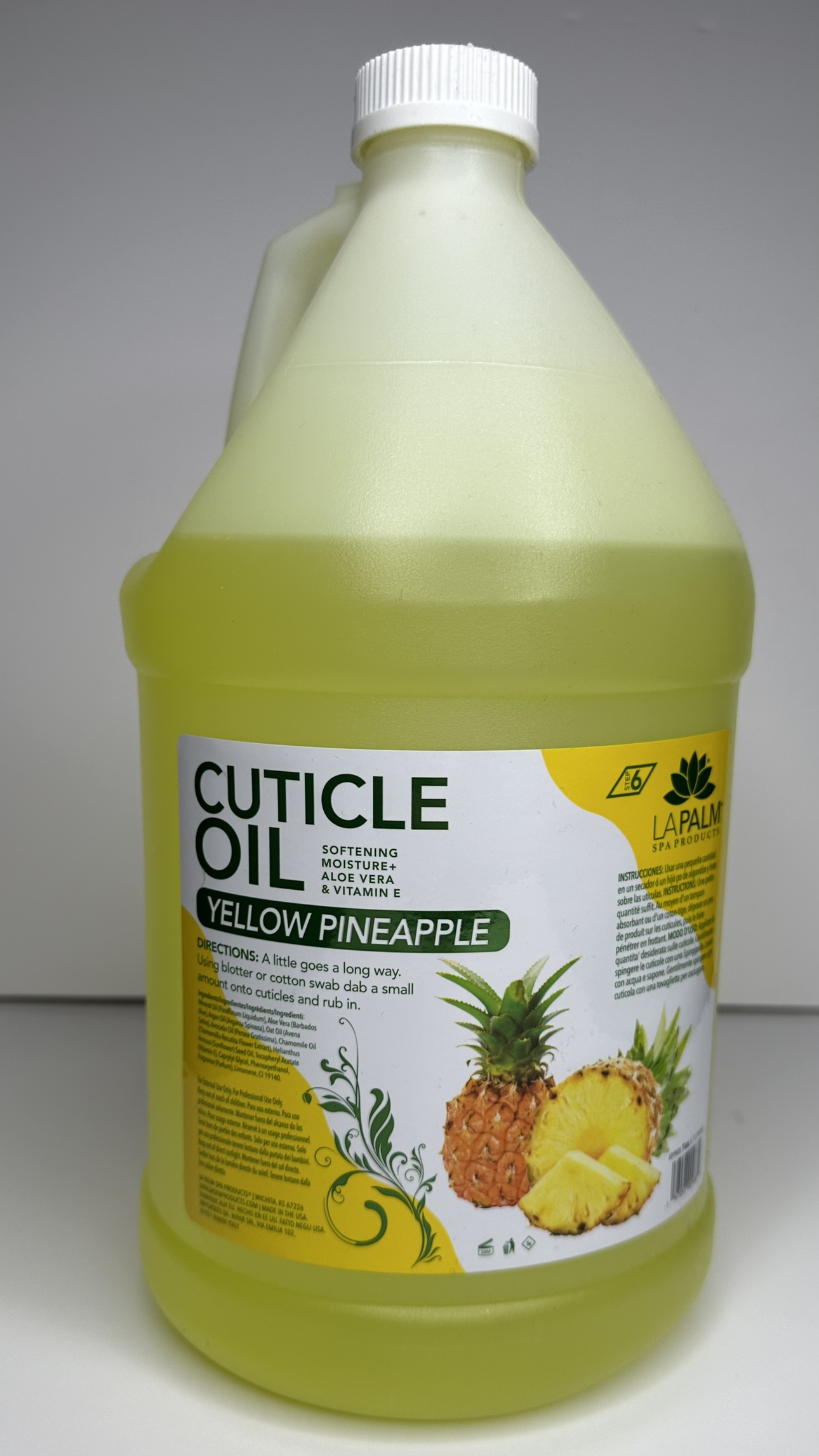 Cuticle Oil -  LA PALM Yellow Pineapple Scent
