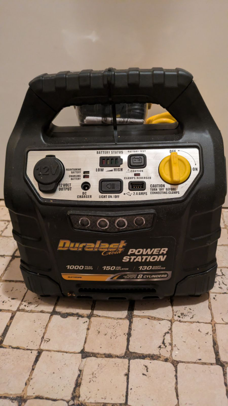 duralast 1000 amp new car battery booster
