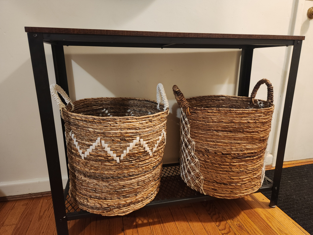 Console Table with two baskets - photo 2