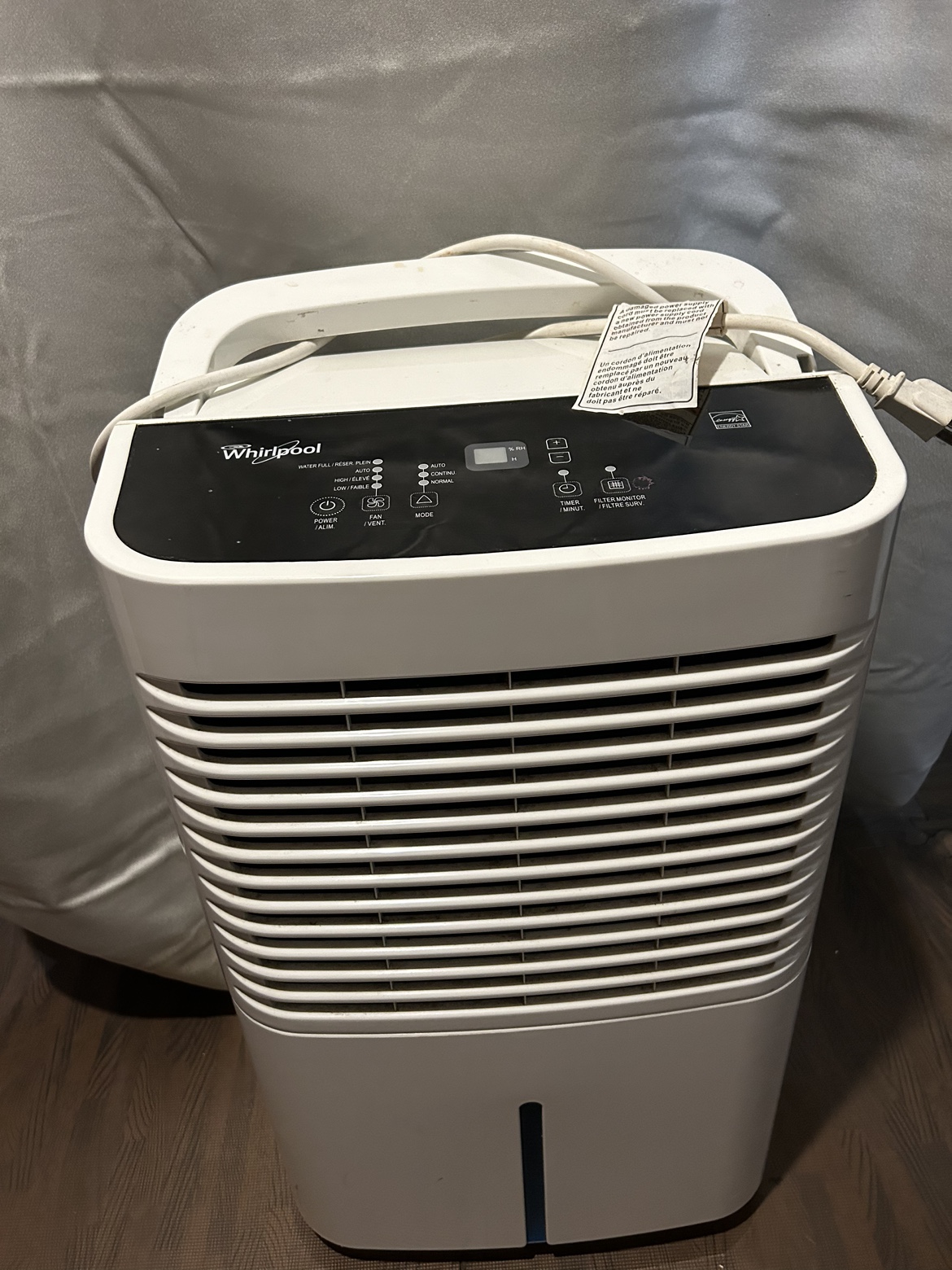 WHIRLPOOL Dehumidifier -50 Pints