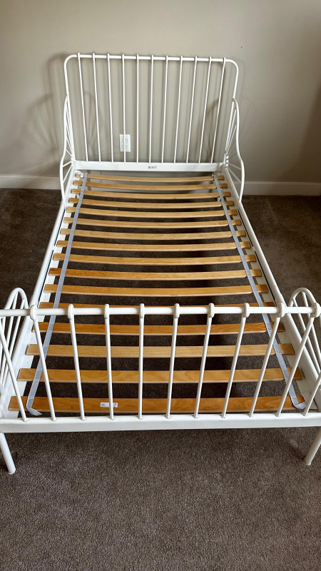 Ikea Minnen Bed frame with mattress image indicator(2)