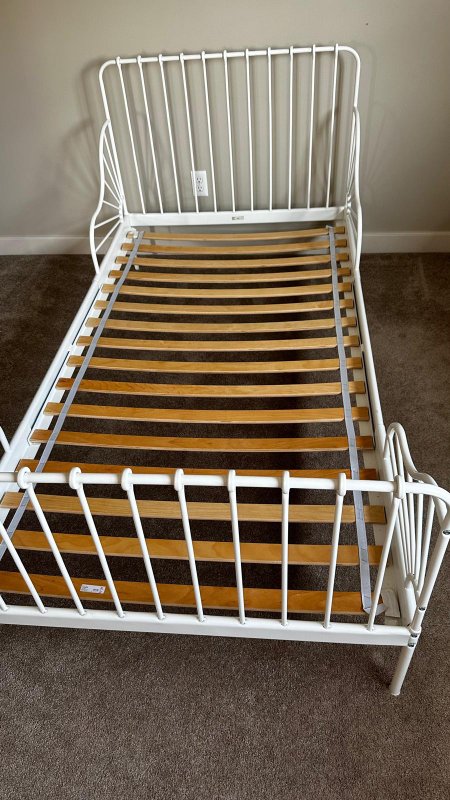 Ikea Minnen Bed frame with mattress image indicator(3)