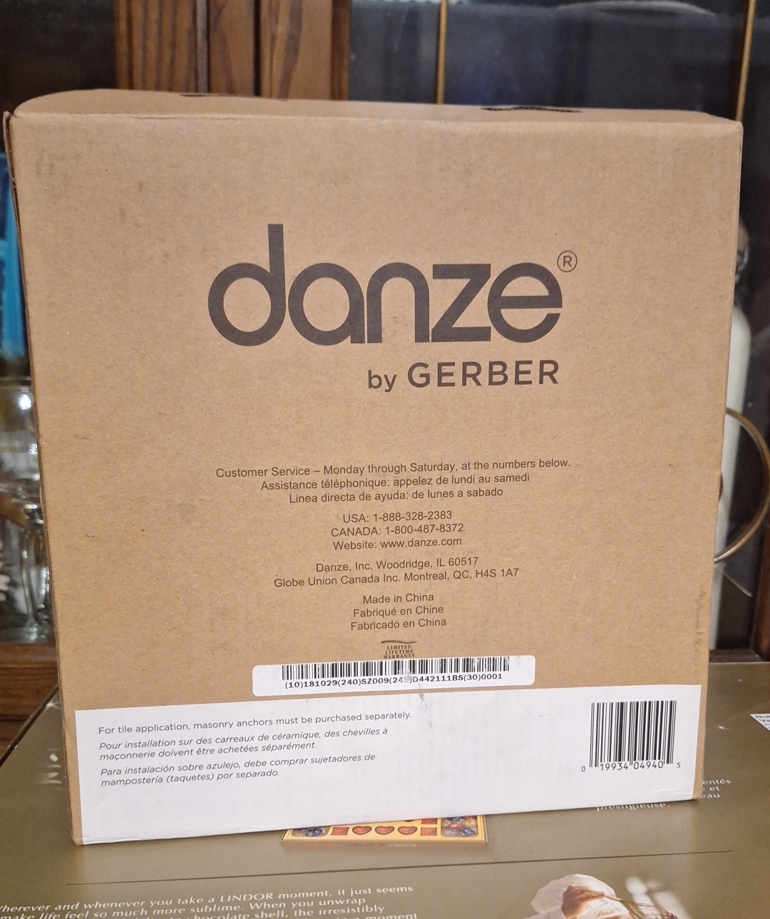 Danze D442111BS Opulence Towel Ring, Black Satin image indicator(7)