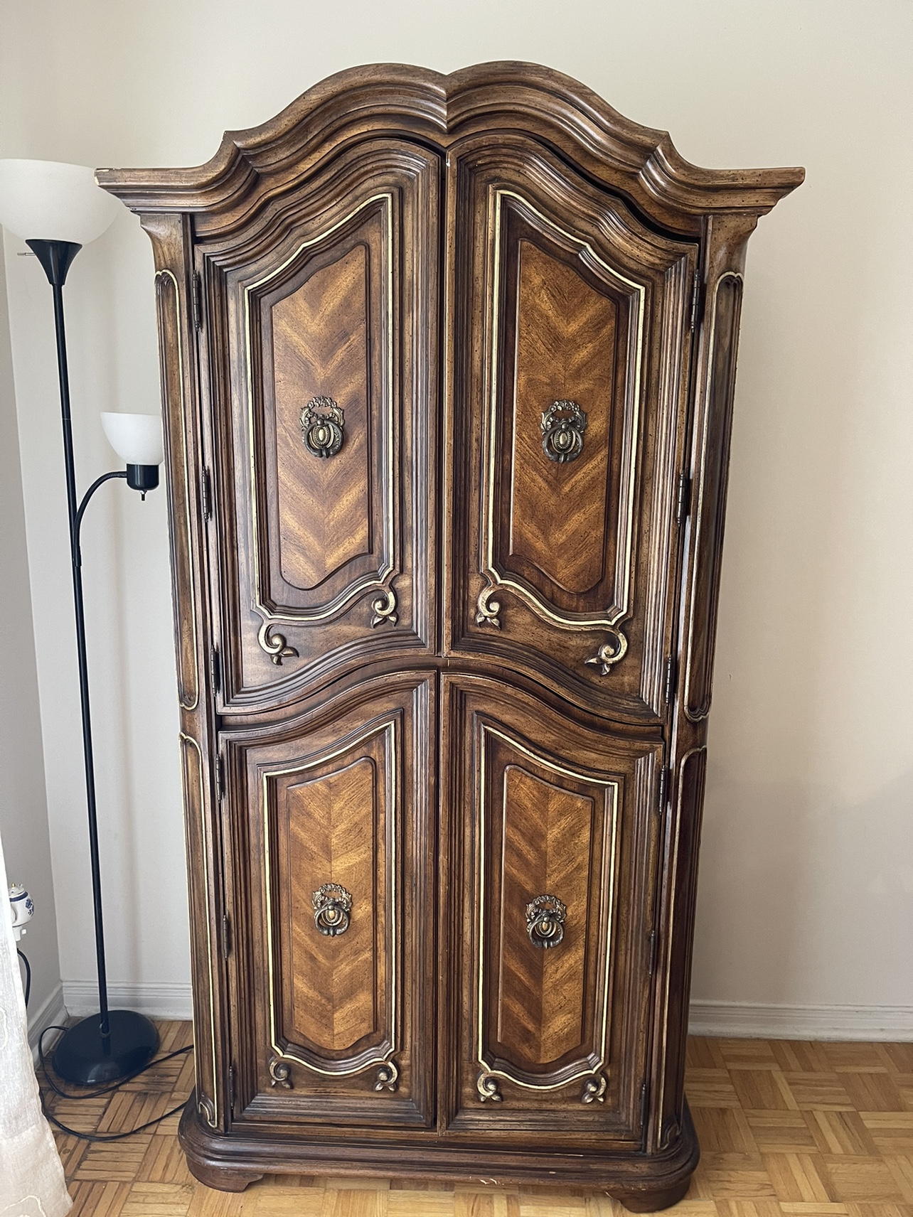 Antique long wardrobe