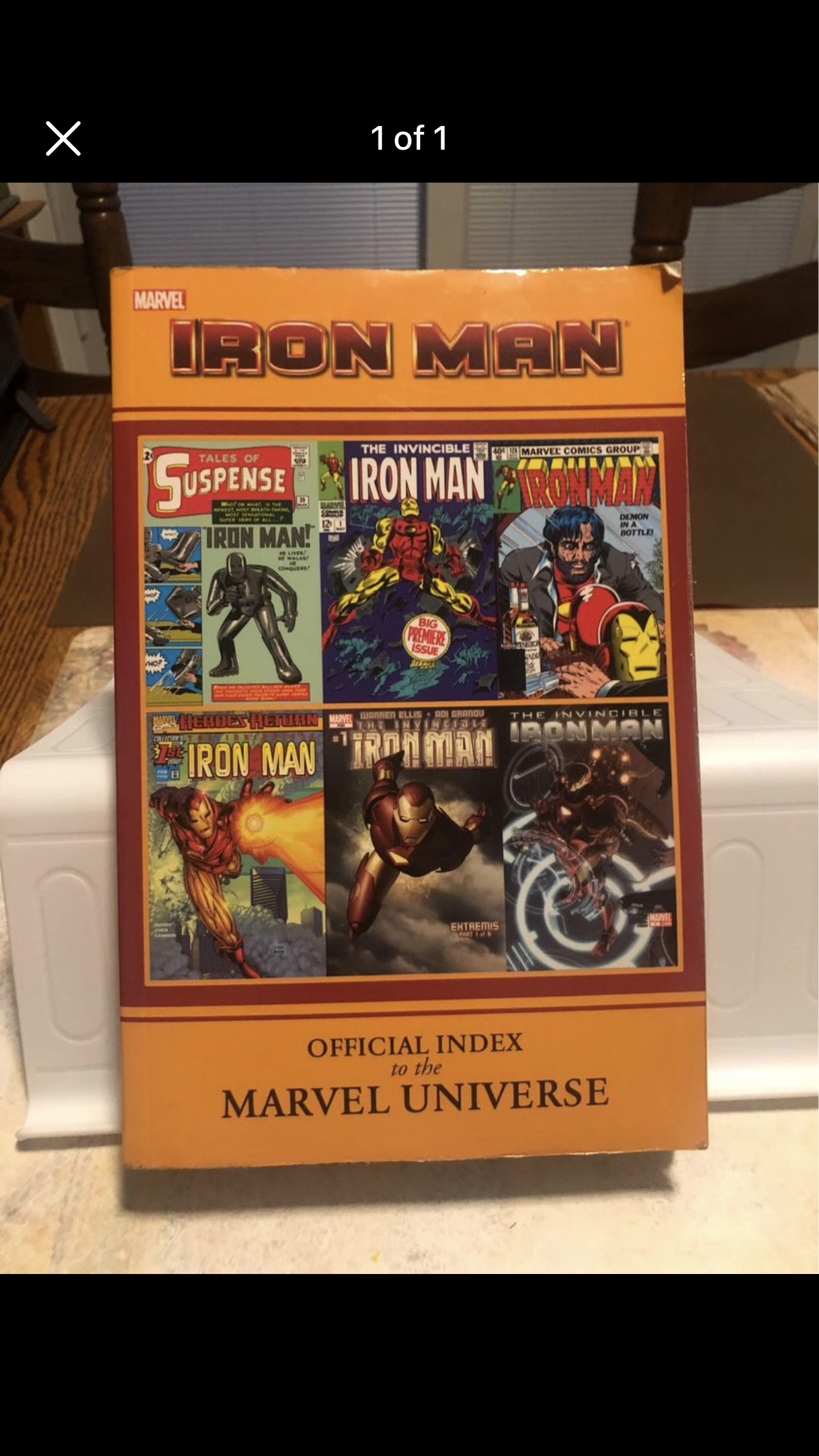 Iron man official index book thumbnail
