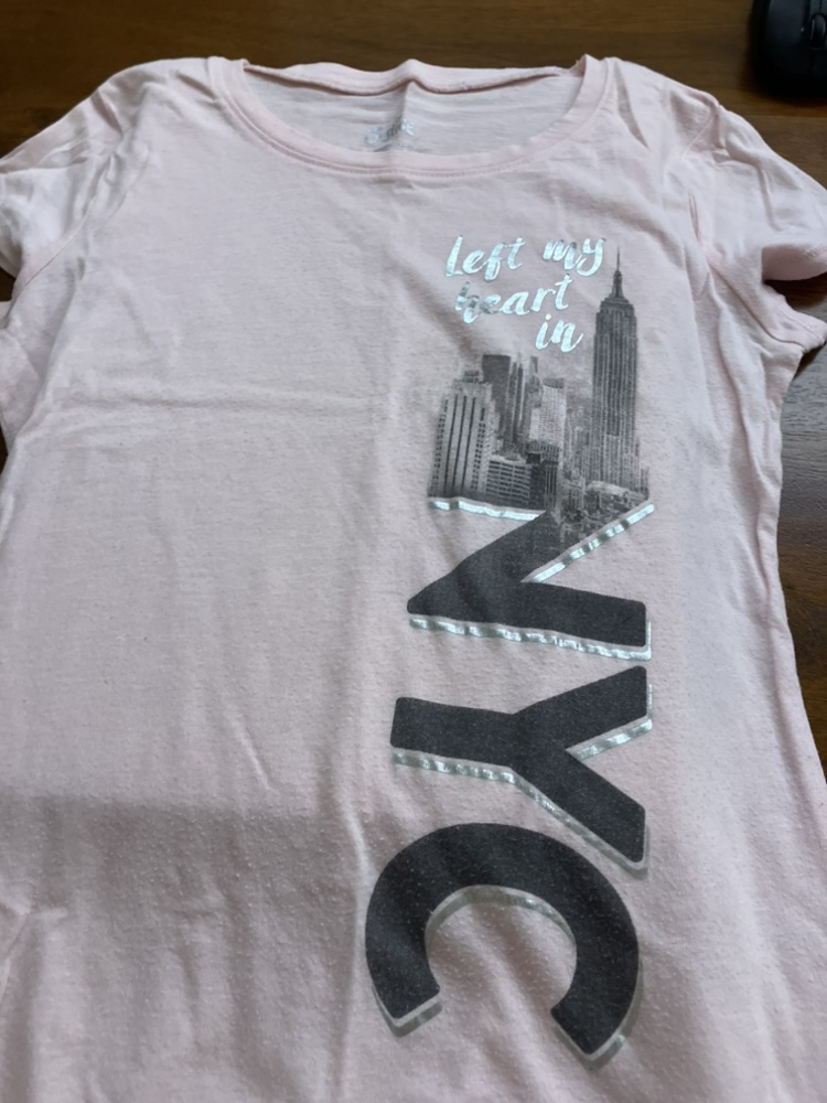 Pink "Left My Heart in NYC" T-shirt #freecycle - photo 2