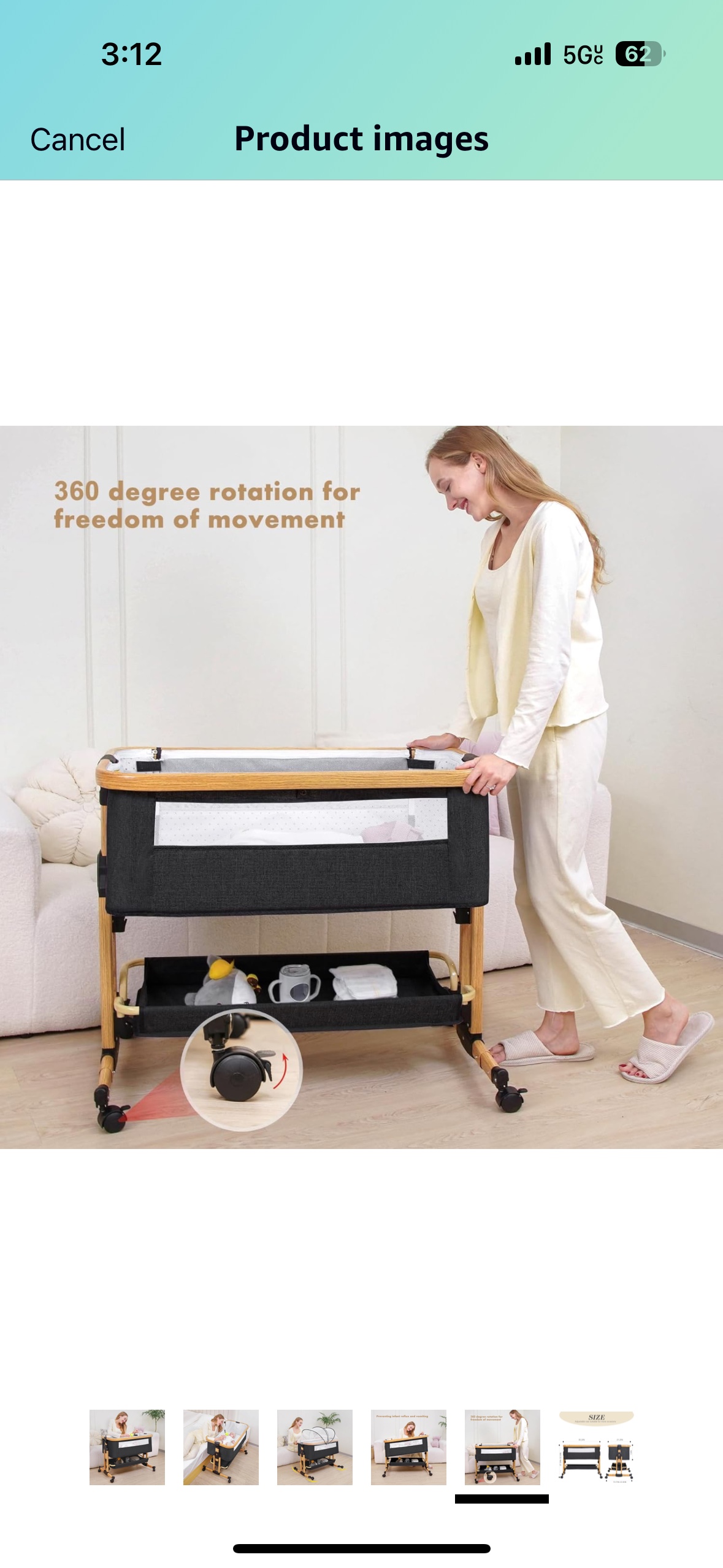 Baby Rocking Bassinet - photo 4
