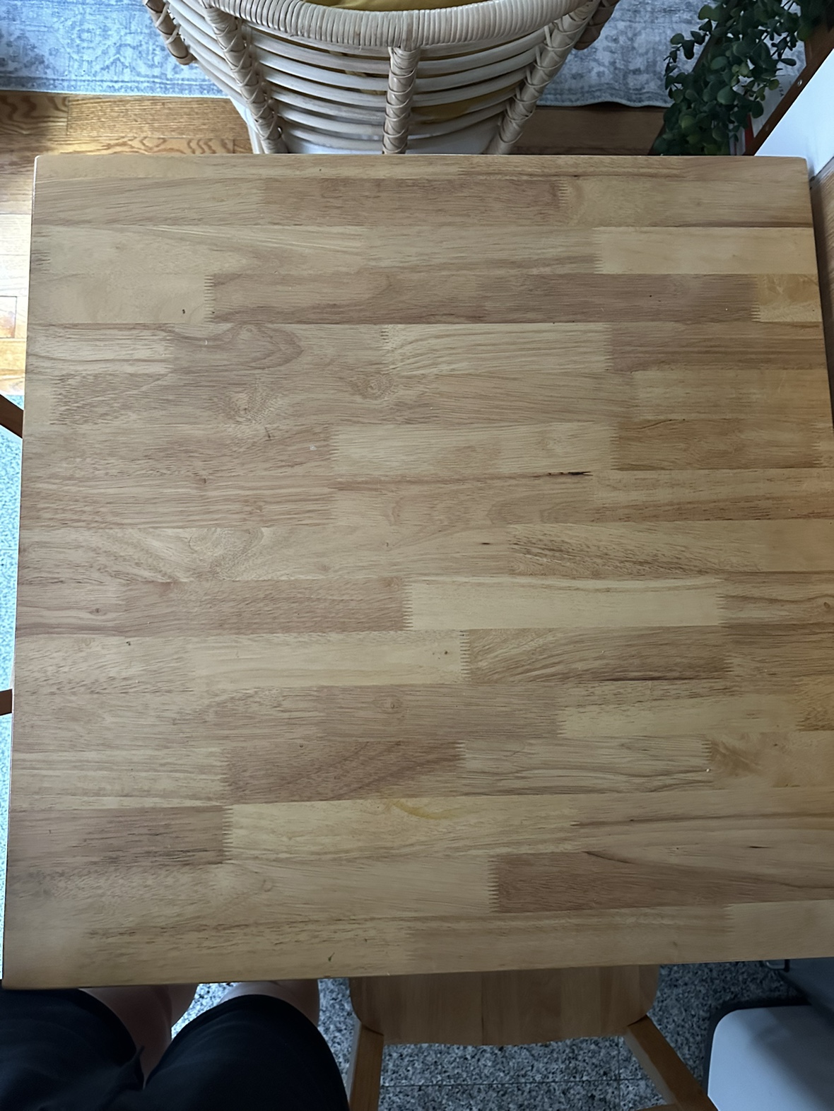 Small Wooden Table and Two Chairs Set - photo 3