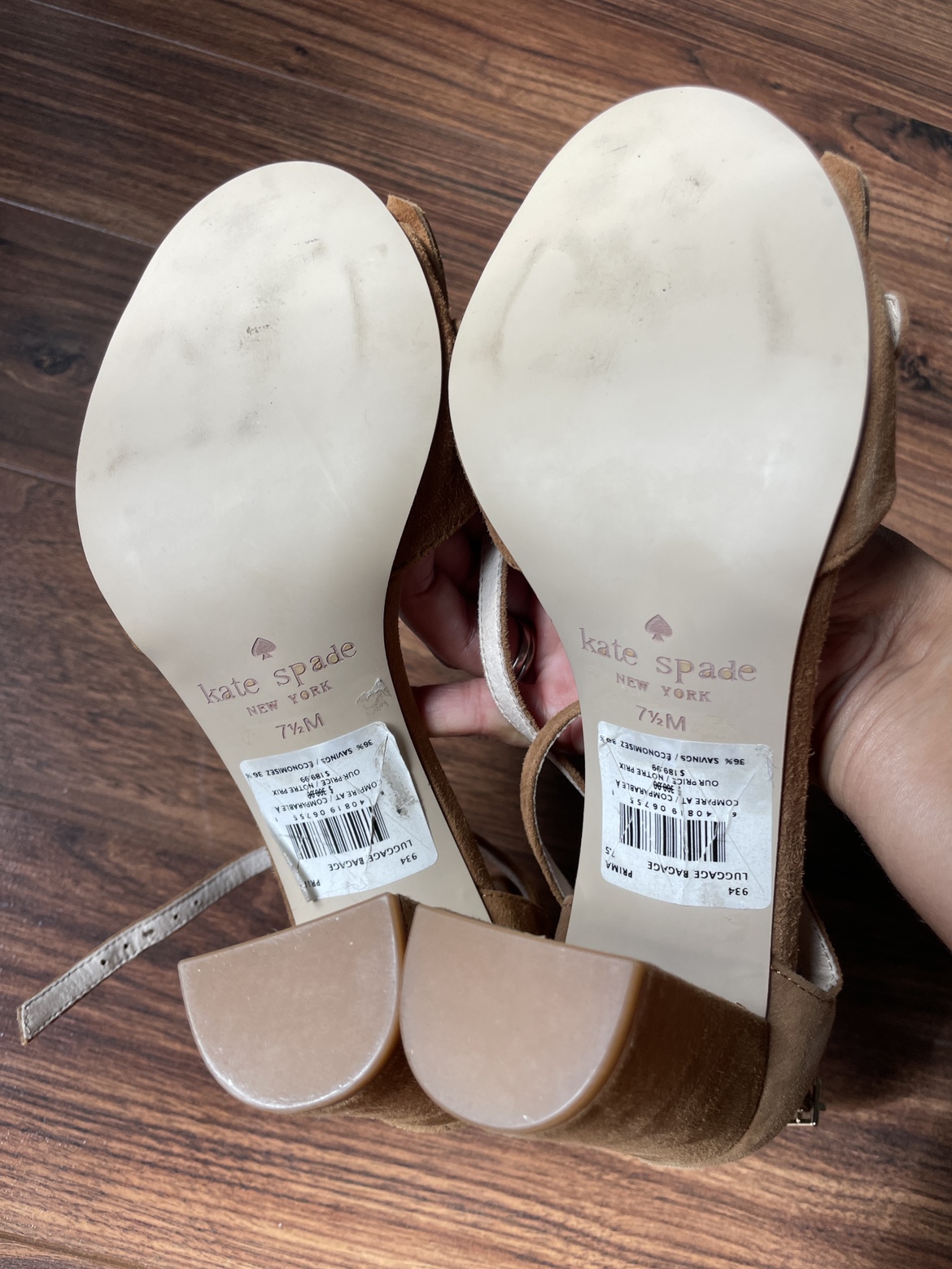 Kate Spade tan sandals image indicator(5)