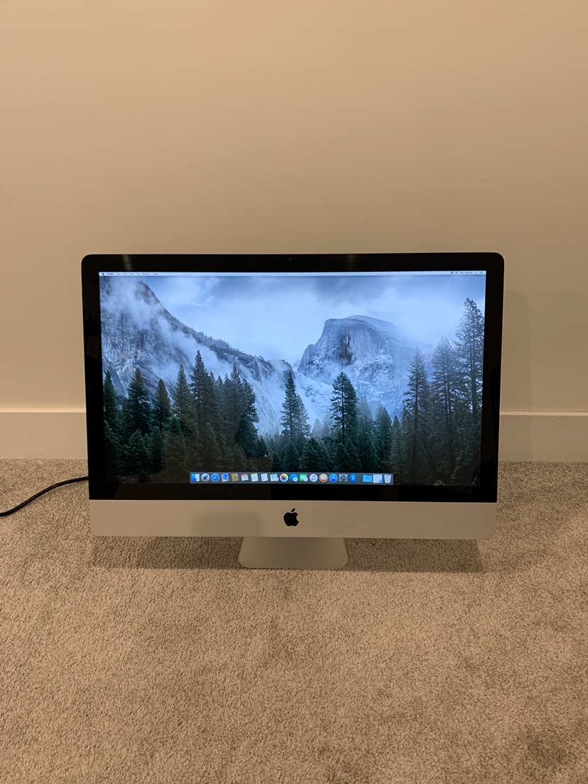 iMac 27” 3.2GHz 500GB 4GB RAM thumbnail