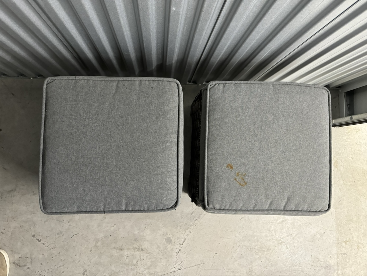 Patio Wicker Ottoman Set - Price is Negotiable image indicator(2)