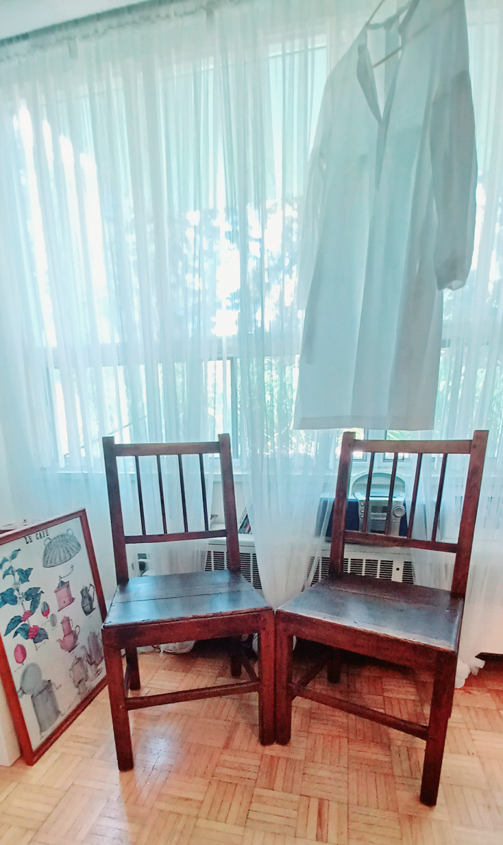 antique Rustic chair set - photo 2