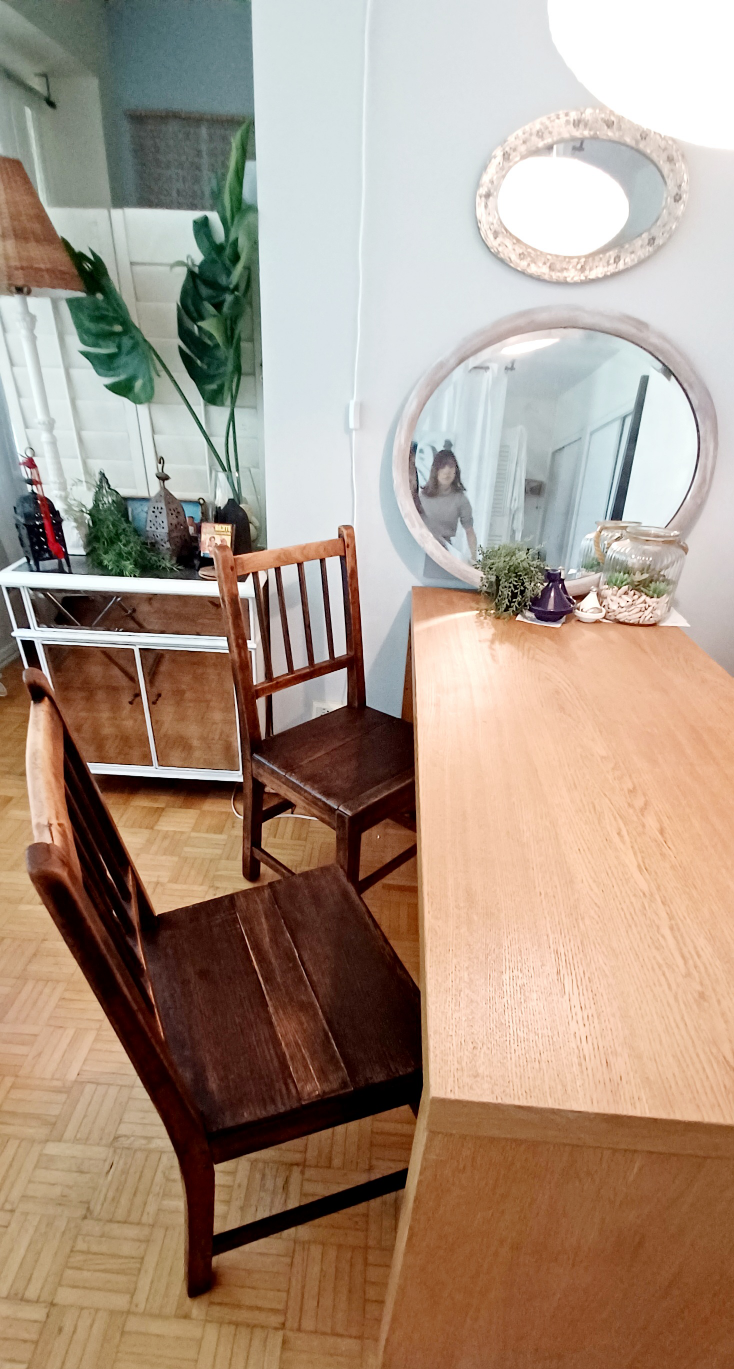 antique Rustic chair set - photo 4