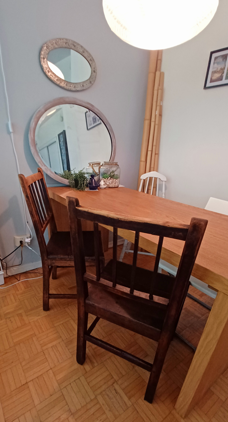 antique Rustic chair set - photo 5