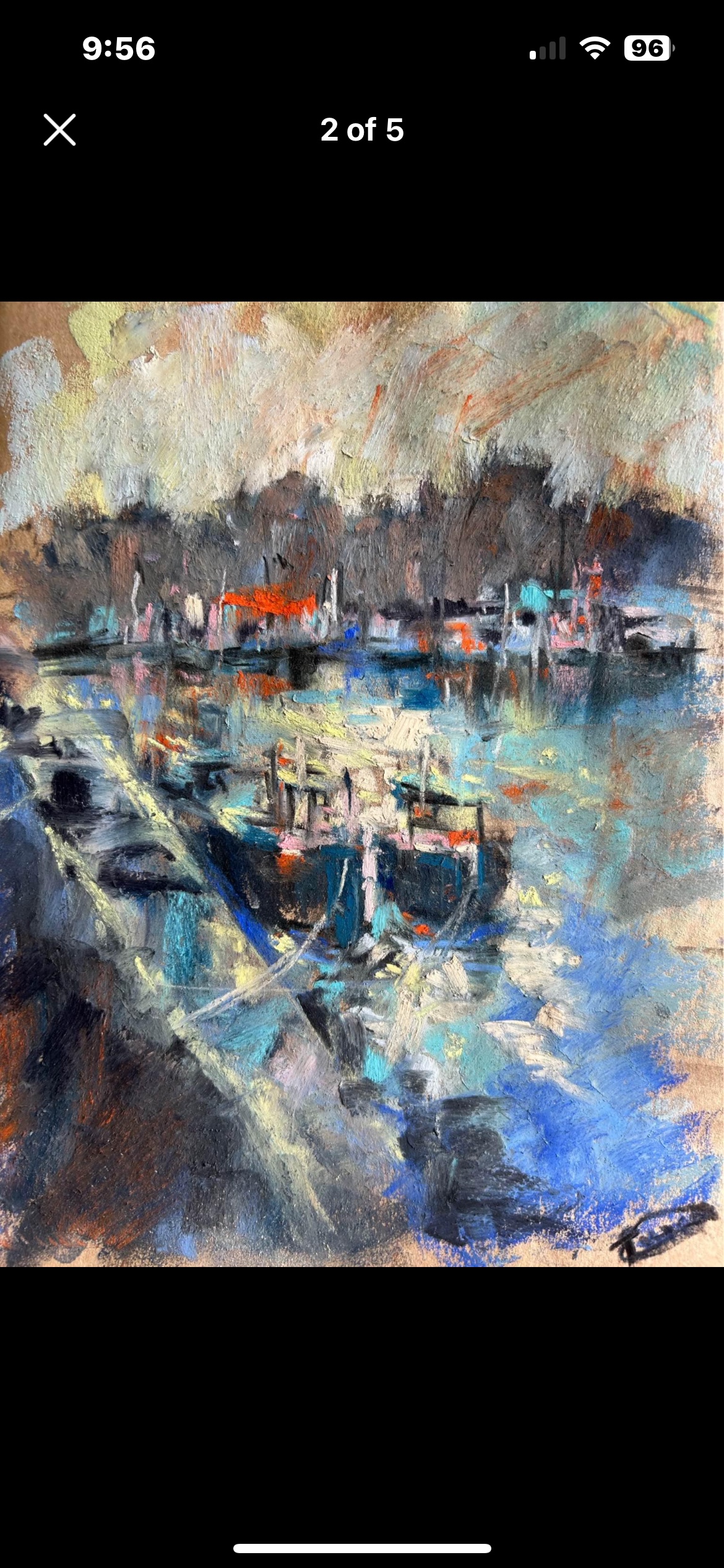 “Impressionism” original pastel painting thumbnail