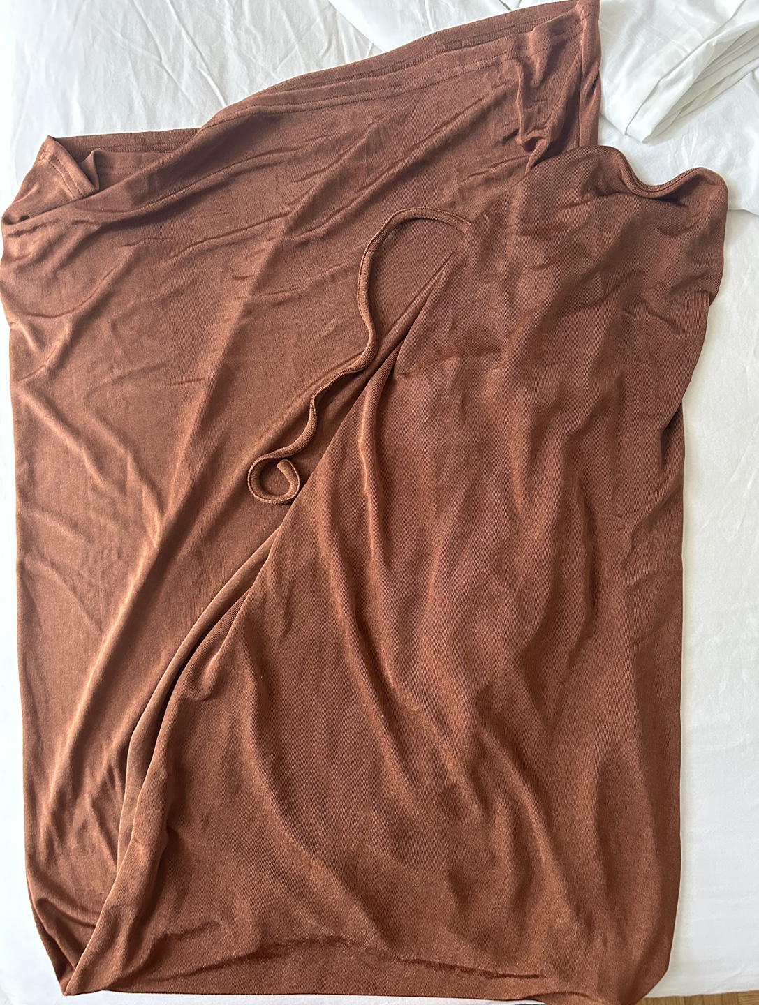 SHEIN Brown Open Back Maxi Dress image indicator(2)