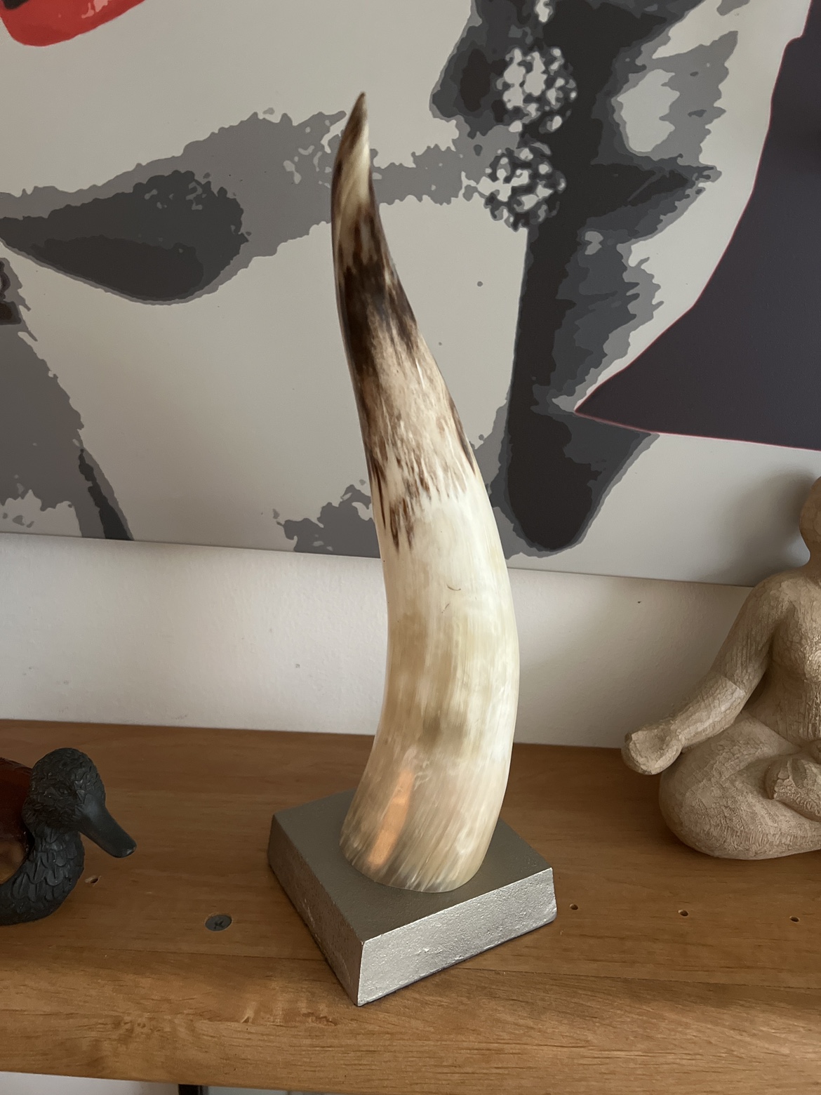 Real horn decoration 16 inch image indicator(4)