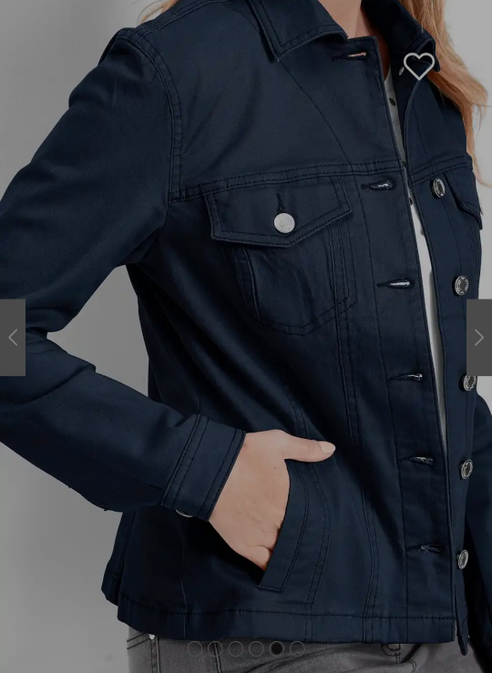 Women's Denim Jacket, blue image indicator(2)