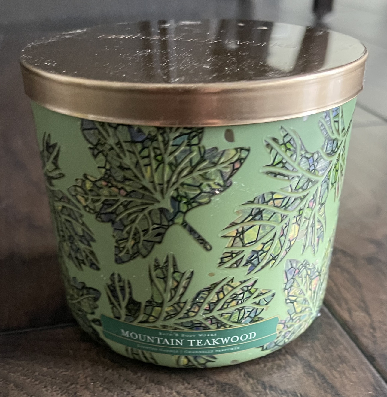Bath & Body Works Mountain Teakwood Candle