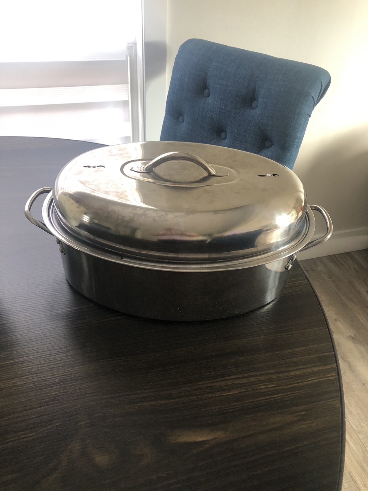 Stainless Steel Roasting Pan with Lid - photo 3