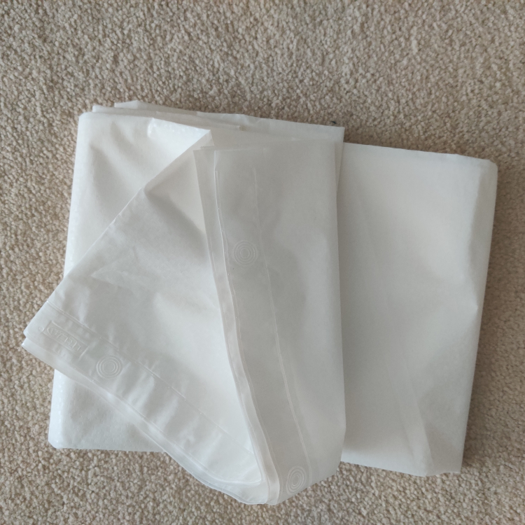 IKEA Shower curtain, white, 180x200 cm (71x79 ") #freecycle