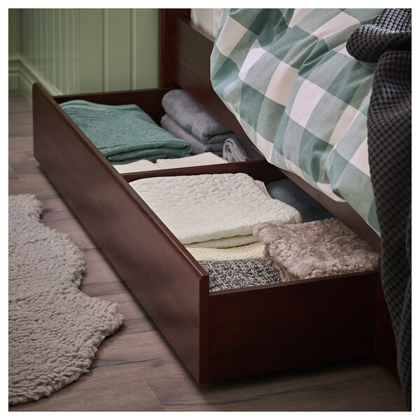 IKEA Brusali Double/Full Bed frame, slats, and storage drawers - photo 5