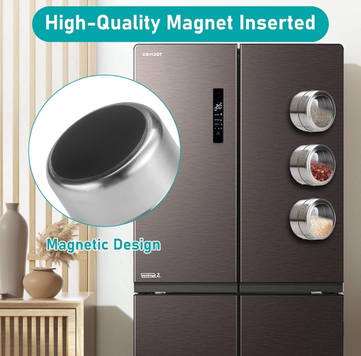 Magnetic Spice Jars (Set of 2) image indicator(4)