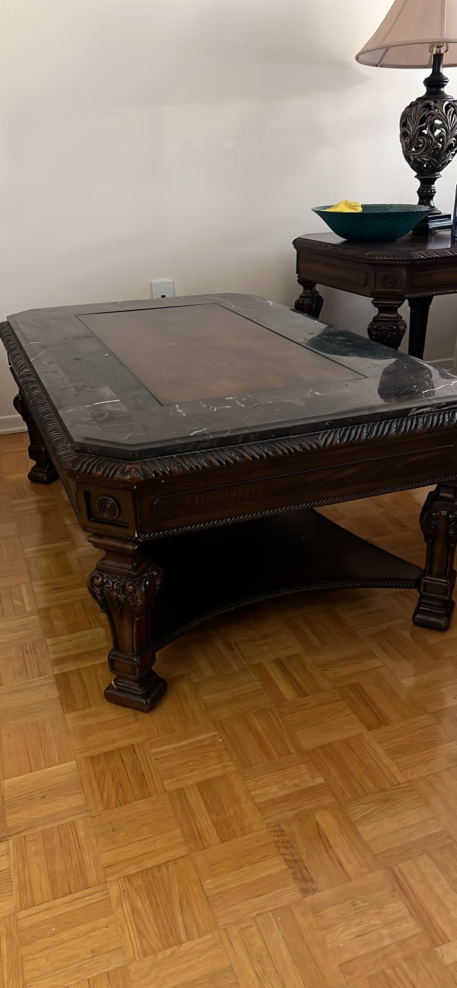Coffee table and two side tables - photo 3